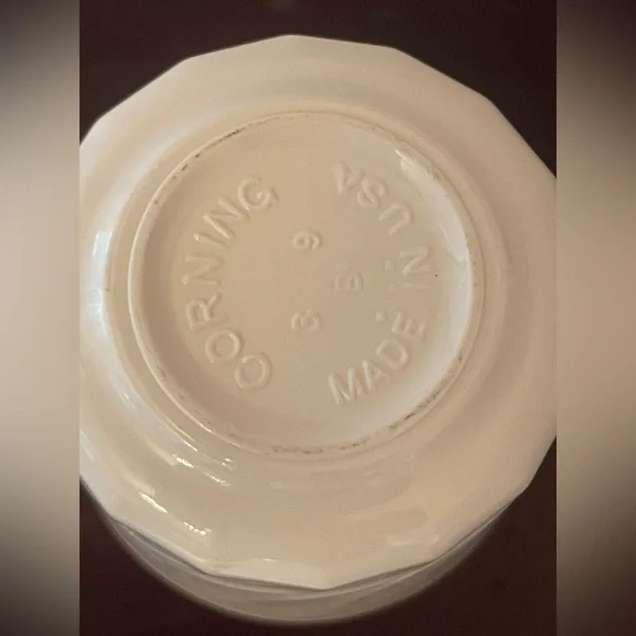 6 Pristine Vintage Corningware Pink Flower Floral Coffee Or Tea Cups - Picture 4 of 7